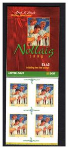 1998 Ireland Christmas Commemorative Self-adhesive Stamp Booklet Mint Never Hinged (MNH)