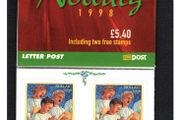 1998 Ireland Christmas Commemorative Self-adhesive Stamp Booklet Mint Never Hinged (MNH)