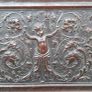 Hand Carved Antique Wall Cabinet Image 2