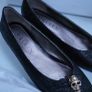 Alexander Mcqueen Black Bling Skull Flats Sz 41 (fit 6.5 - 7 Uk) Bnib Image 10