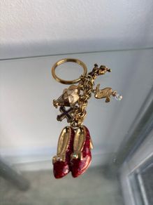 Kirks Folly No Place Like Home Ruby Slippers Keychain