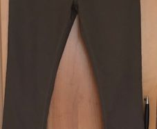 Ladies Brown Cotton Jeans