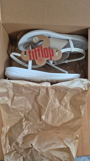 Fitflops white diamante UK 5