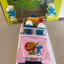 Smurf Jeep 1/24 by Burago Rare Pink version Image 5
