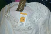 BNWT Ivory/cream size 10 M&amp;S Top