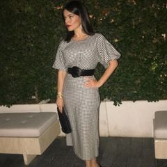 Zara houndstooth dress Bloggers favorite XS