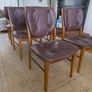 Set of 6 Vintage Mid-Century Dining Chairs. Image 2