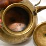 Vintage Indian large Brass kettle With Rosewood Wooden Handle coffee pot tea Image 9