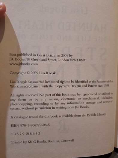 1st ed The Life and Times of Stephen King