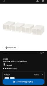 Ikea Shoe Boxes