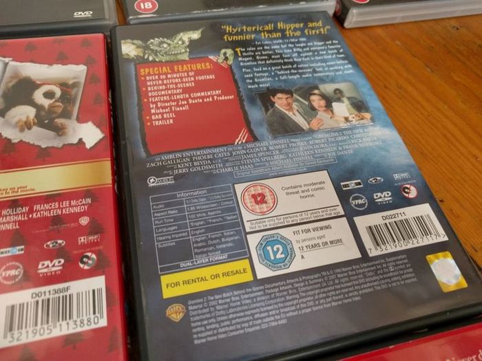 Horror DVD lot pack bundle Gremlins Alien Lost Boys Hostel