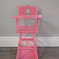 Pink Doll High Chair
