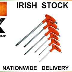 Hex Key Set - 6 Piece T-handle With Ballpoint