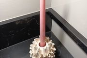 Taper candle  ceramic holder