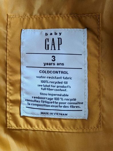 Gilet GAP 3yrs