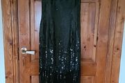 Ladies Black Evening Dress Size 12 NEW