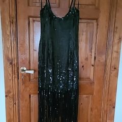 Ladies Black Evening Dress Size 12 NEW