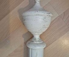 Antique Cream/Gold effect Curtain pole