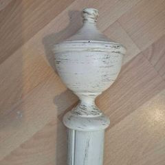 Antique Cream/Gold effect Curtain pole