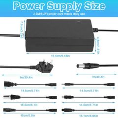 Power Charger for Engwe EP-2 / EP2 Pro Electric Scooter 48v Output 54.6V 2A ( UK PLUG )