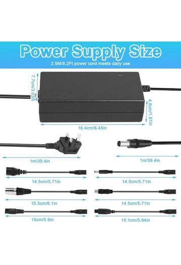 Power Charger for Engwe EP-2 / EP2 Pro Electric Scooter 48v Output 54.6V 2A ( UK PLUG )
