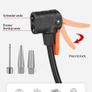 Bike Pump Portable Mini Cycling Hand Air Pump High Pressure Ball MTB Road Bicycle Tire Inflator Schrader Presta Valve Image 3