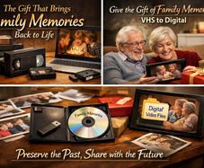 The Gift That Brings Family Memories Back to Life - VHS / VHSC
