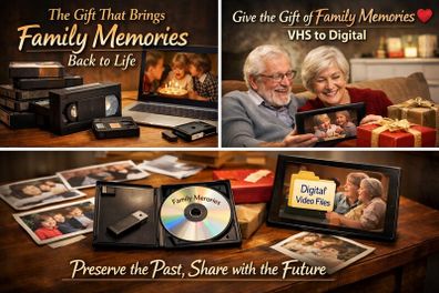 The Gift That Brings Family Memories Back to Life - VHS / VHSC
