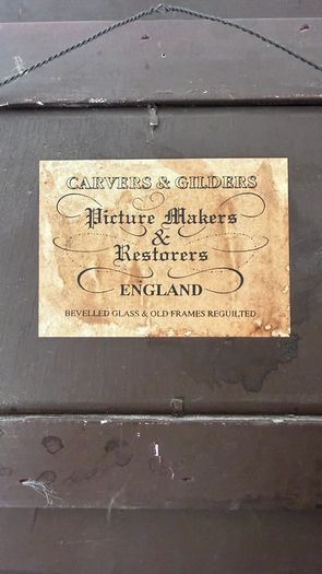 Antique paintings in gilt frame
