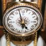 Vintage Germany Dome Clock Merry Go Round Image 9