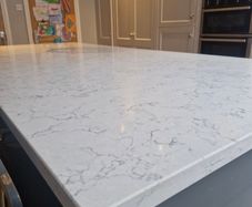 Quartz Kitchen Island top, Countertop, Splashback