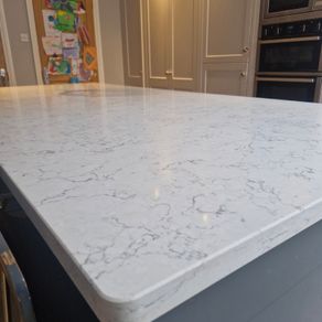 Quartz Kitchen Island top, Countertop, Splashback
