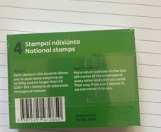 Booklet of 100 x national stamps An Post