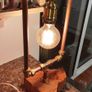 copper pipe lamp Image 2