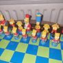 Vintage  Simpsons 3D Chess set 1997. Image 9