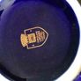 Rare 22K Gold Limoges Castel Porcelain Cobalt Blue Vase Image 5