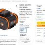 Worx WA3553 20V 4.0Ah Li-Ion PowerShare Pro Battery Image 6