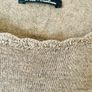 Massimo Dutti Wool and Cashmere Knit Dress Beige Belted Dress Size M Image 7