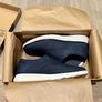Charles Tyrwhitt - Nubuck Navy Smart Trainers Image 2