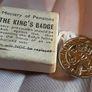 two militaria in this ad, boxed King's badge Image 3