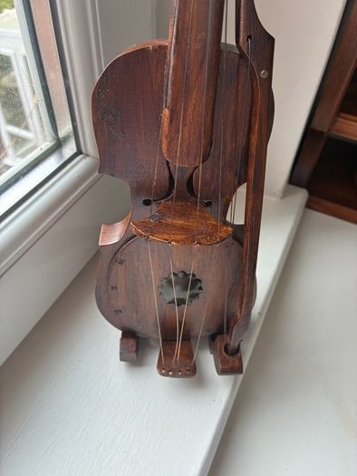 Double Bass Timber display