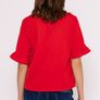 Carraig Donn Red Blouse. Large Image 3