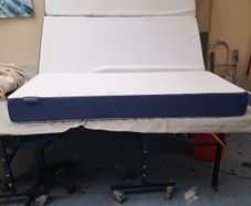 Campervan folding Molblly mattress.