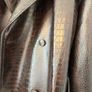 Long Chocolate Brown Coat Image 4