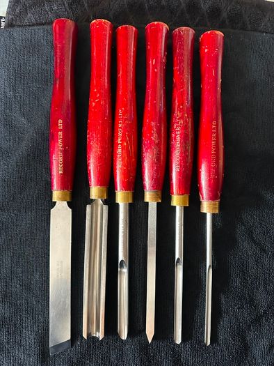 Record Woodturning complete Chisel set