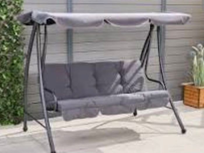 Brand New - 3 seater garden swing lounger