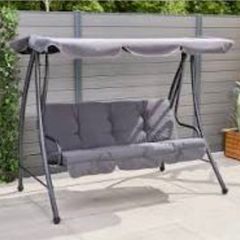 Brand New - 3 seater garden swing lounger