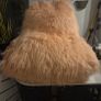 Girls pink fluffy chair great senory bought Image 2
