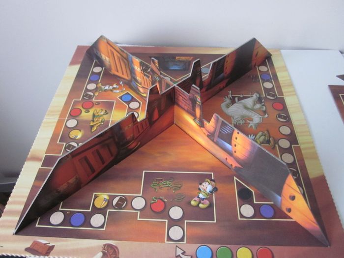 Disney Mickey's Adventures The Curse of the Pharaoh Spatial Board Game