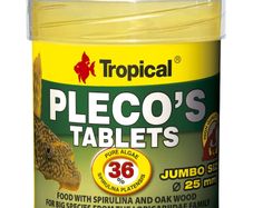 Tropical Plecos Tablets 50 ml / 30 g - with Oak Wood & 36% Spirulina